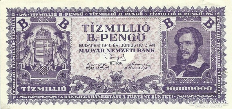 Ten million b.-Pengő 1946 rare