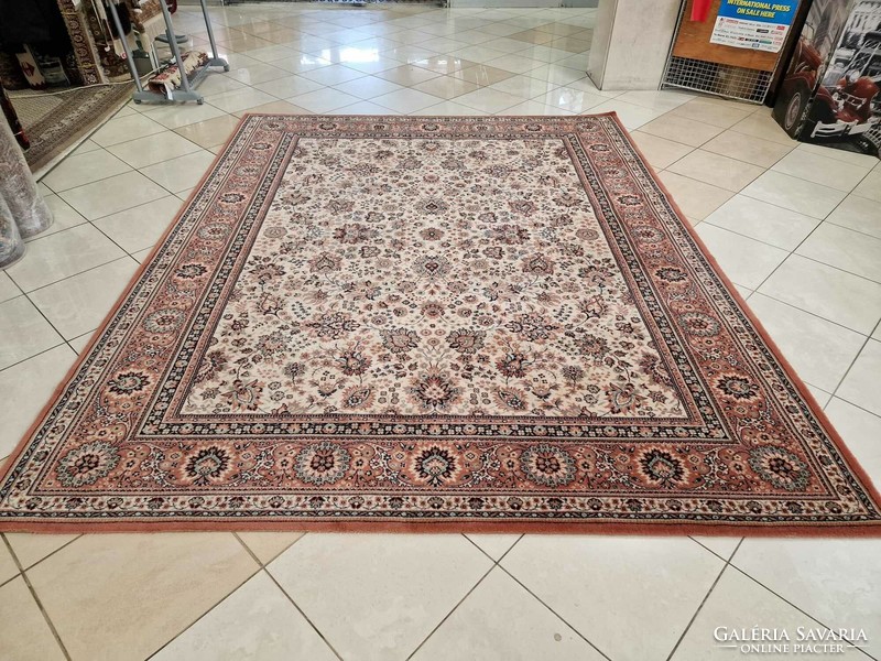 Tabriz motívumos 240x300 gyapjú perzsa szőnyeg Z38 házhoz szállítással