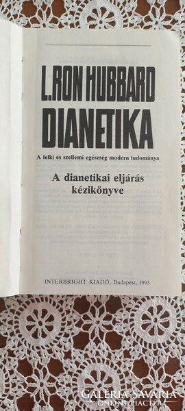 L.Ron Hubbard Dianetika a szellemi egészség  modern tudománya