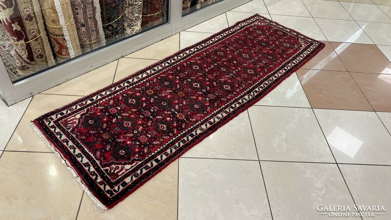 3594 Iranian Hussianabad hand-knotted wool Persian rug 65x200cm free courier