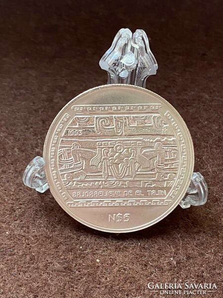 5 Peso 1993 pre-Columbian Veracruz - El Tajín relief