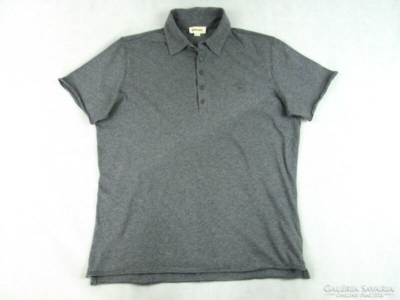 Original diesel (l) sporty elegant short-sleeved men's collared T-shirt