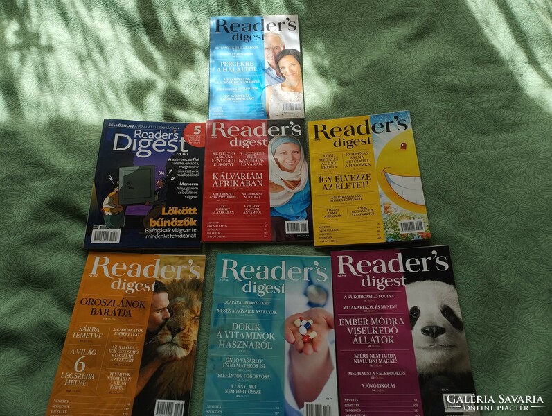 Readers  Digest magazinok 50 db összesen