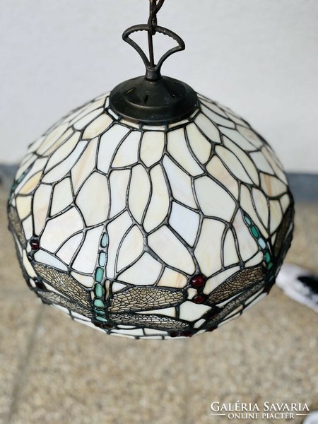 Stained glass lamp, chandelier, tiffany