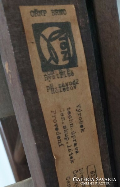 Mcm Mid century modern " Boomerang" fa karosszék a '60-as évekből, cseh, Ton gyártmány