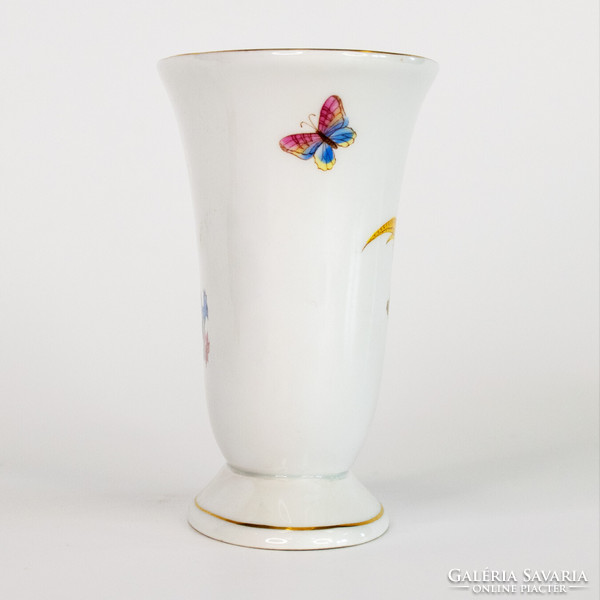 Herend pheasant pattern vase