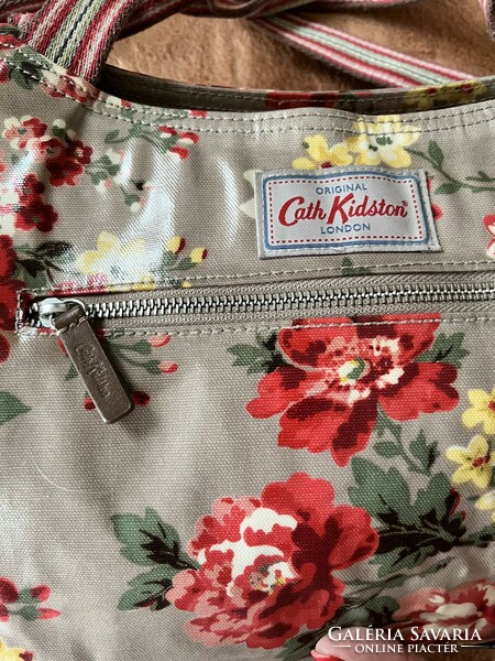 Cath kidston pink oil clothes shoulder bag
