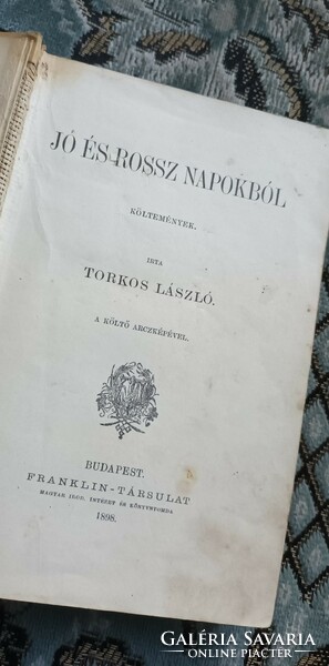 Torkos László Jó és rossz  napokból 1898 kiadás.