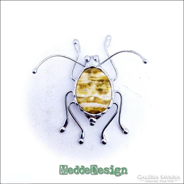 Meddedesign collectible mineral beetles (ocean jasper)