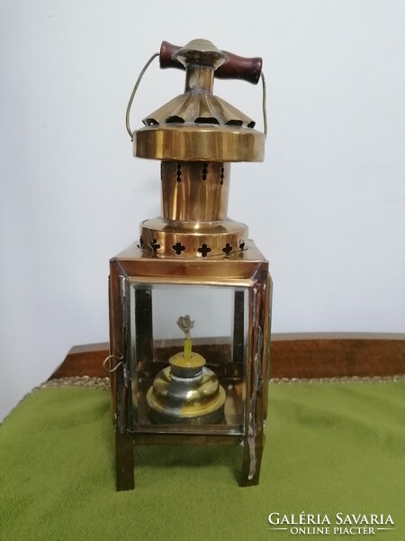 Copper lantern, kerosene