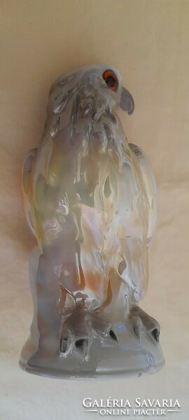 Asztali lámpatest porcelán búra 05. sas aroma parfüm párologtató lámpa búra irizáló 21,5x15x10cm