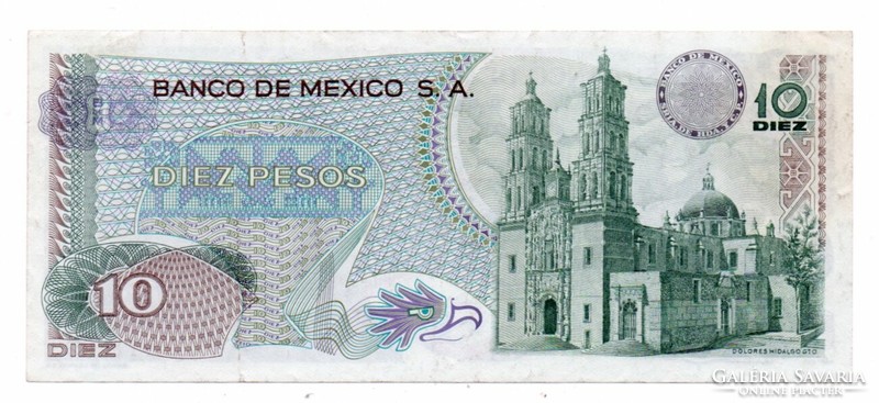 10     Peso     1978     Mexikó