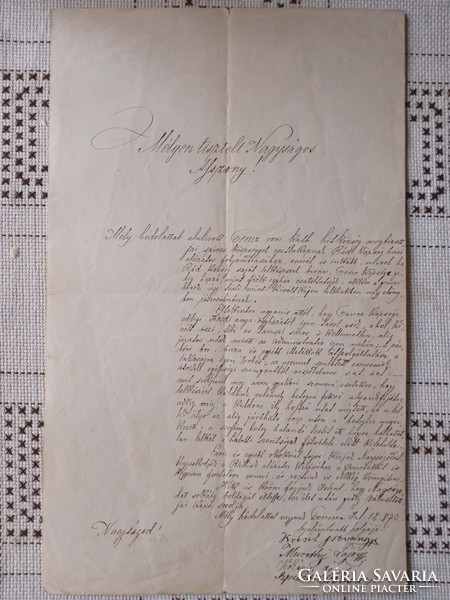 1873. Genczi rk.hitközség kérelme, saját lelkész fenntartására