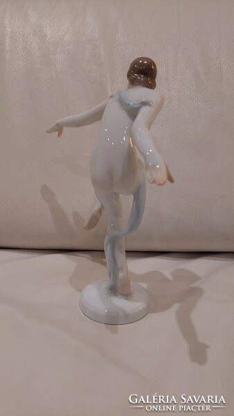 Herend porcelain dancer statue, figurine, flawless, 22 cm