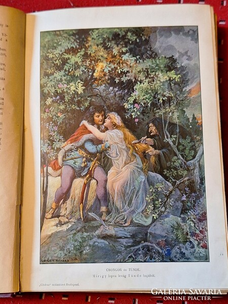 1907-Endrei zalán ed.-Geiger r. With colored pictures - all of Vörösmarty's poetic works -- also translations!