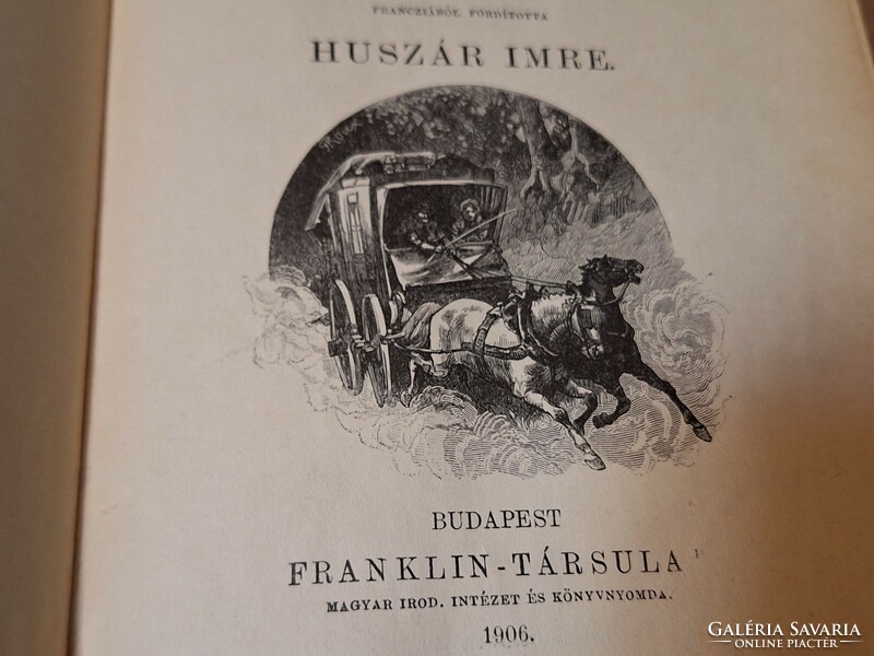1906 Antique verne: home, to France! / Gil braltar -second edition franklin