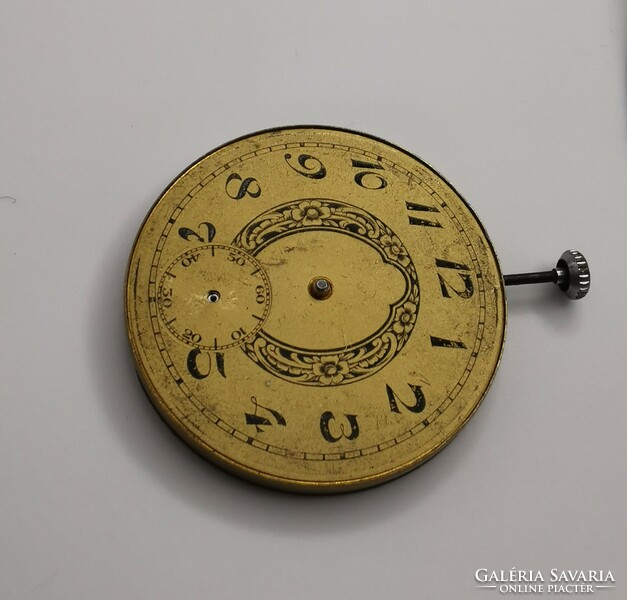 Unitas 95 pocket watch structure - can be pulled and adjusted from the crown - complete - works