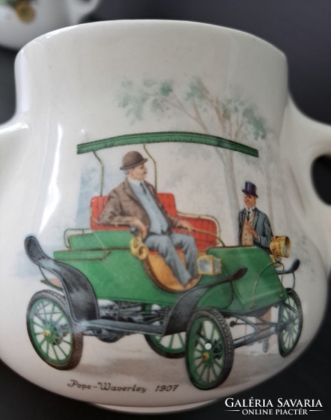 English oldsmobil decorative collector's shaving bowl