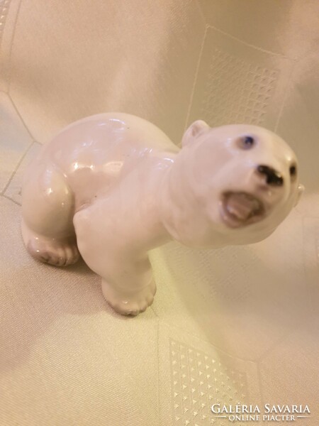 Russian Lomonosov polar bear figure