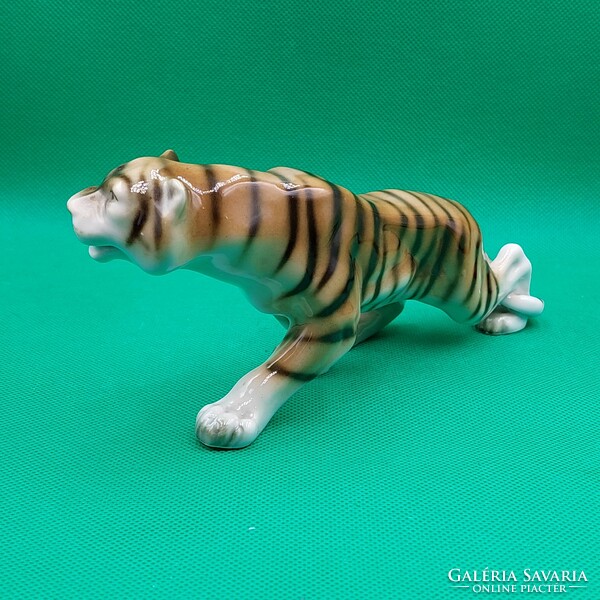 Royal dux porcelain tiger figure