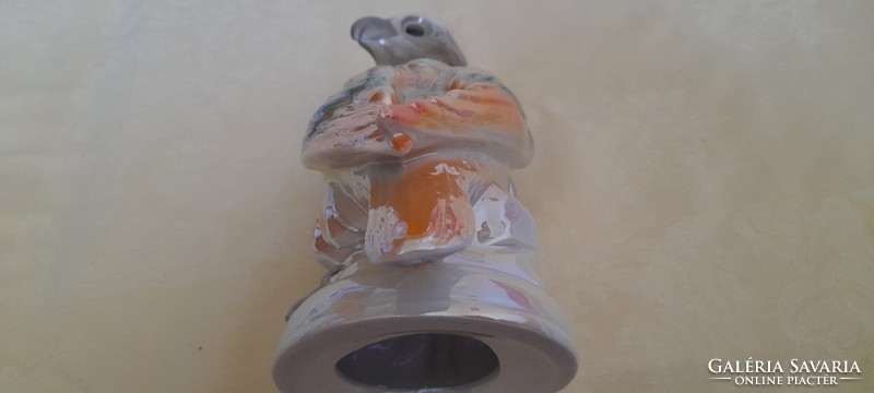 Asztali lámpatest porcelán búra 05. sas aroma parfüm párologtató lámpa búra irizáló 21,5x15x10cm
