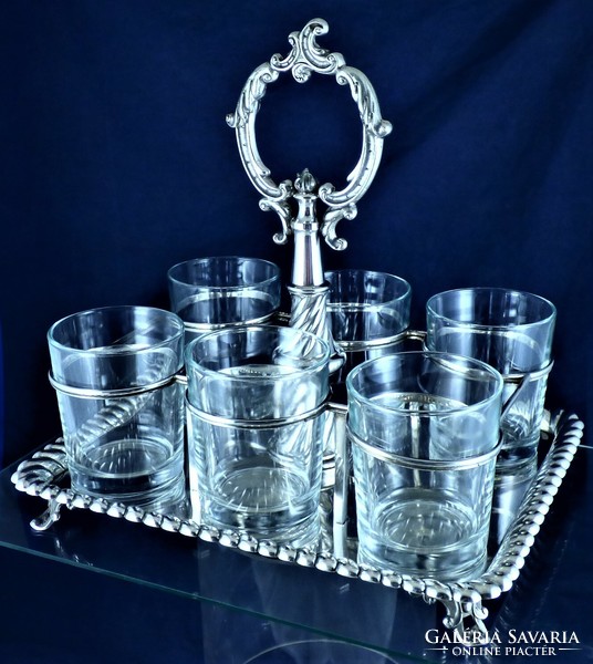 Gorgeous, antique silver cup holder, Vienna, ca. 1870!!!