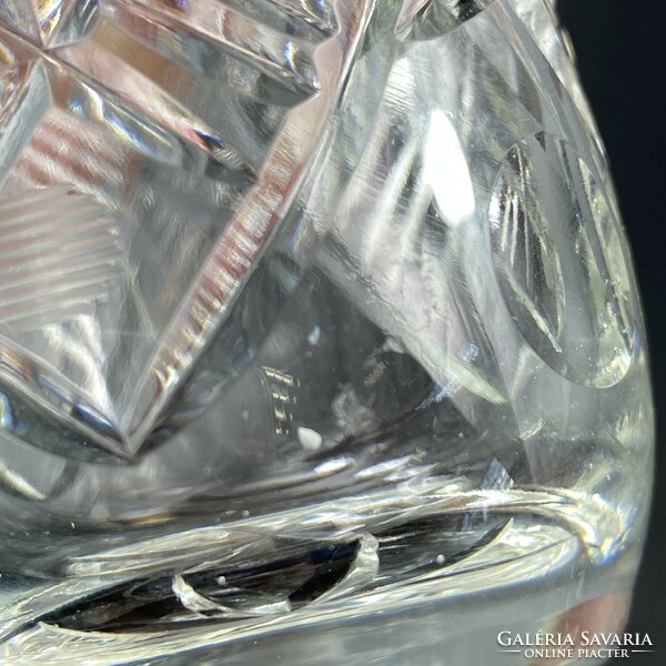 Crystal water / soda glass set