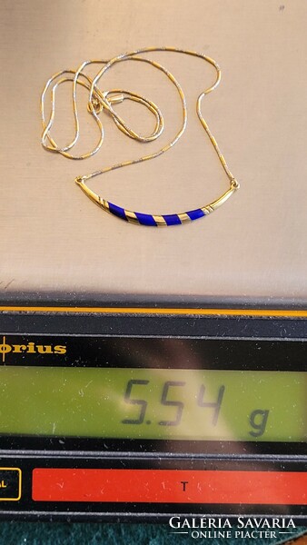 14 K arany nyaklánc és fülbevaló szett 6,78 g