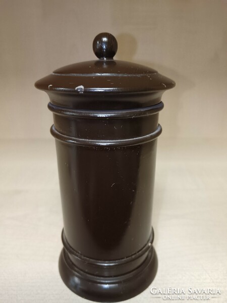 Wooden apothecary jar