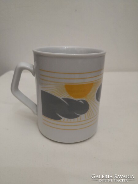 Zsolnay cloud pattern porcelain mug