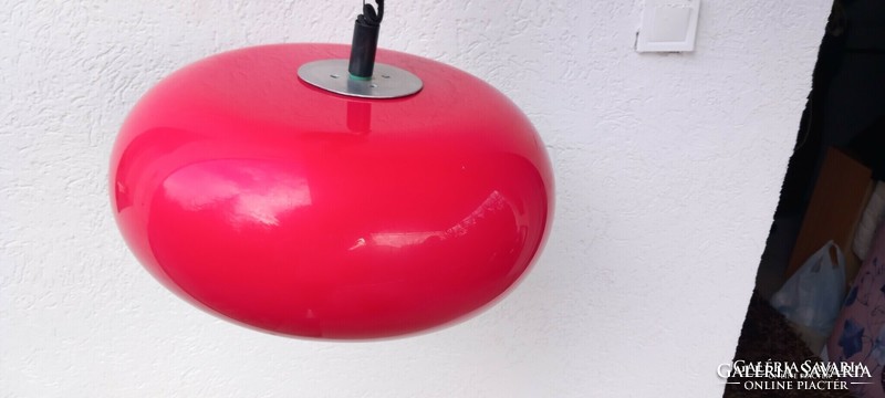 Italian plastic ceiling lamp vintage negotiable design