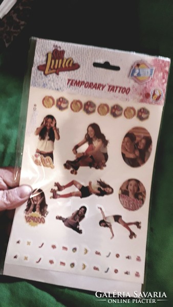 Retro soy luna disney film tattoo sticker unopened, packaged as shown in the pictures