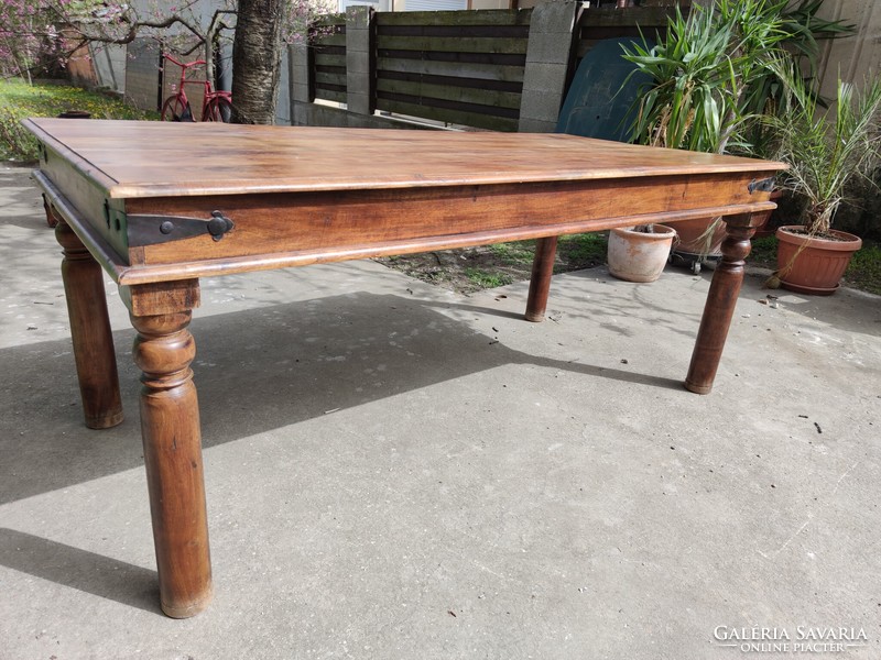 Rare, large 180*90 cm, antique, solid walnut dining table, bought in Tuscany, in very nice condition