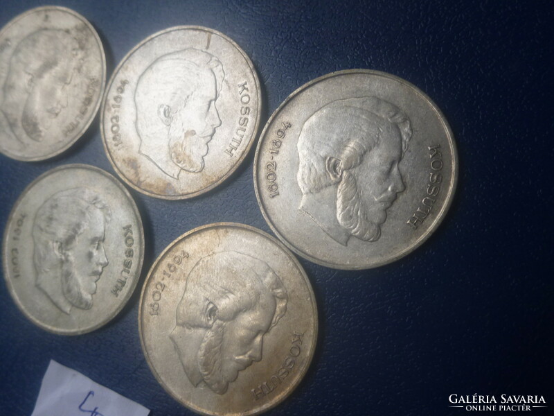 5 Louis Kossuth silver 5 HUF from 1947 for sale together! 4.
