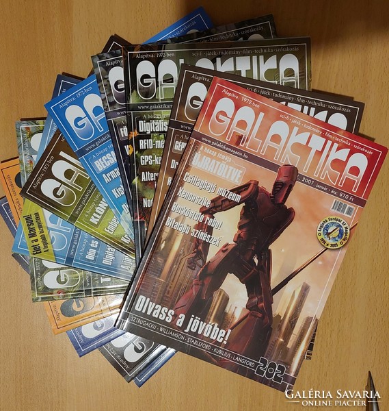 12 Galaxy magazines from 2007, in good condition for sale together (even with free delivery)