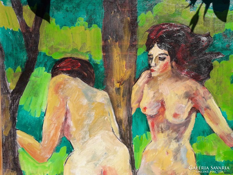 Nude painting.