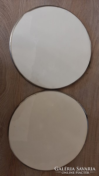 Substantial earthenware trays