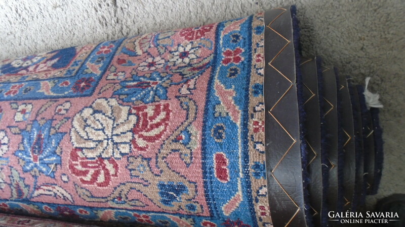 Szépséges  hibátlan tiszta nagy kézi csomózású Iráni régi gyapjú perzsa szőnyeg