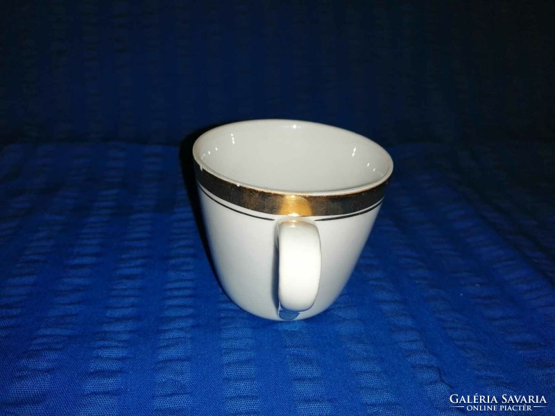 Zsolnay porcelán Délbudai Vendéglátóipari Vállalat Budapest aranyozott kávéscsésze (A2)