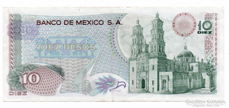 10 Pesos 1970 Mexico