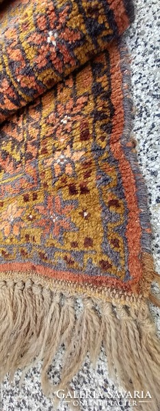 Afghan Baluch nomad hand-knotted antique rug is negotiable