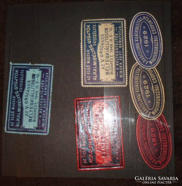 6 Old letterhead 1929 and 1948 exhibitions, etc.