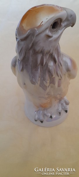 Asztali lámpatest porcelán búra 06. sas aroma parfüm párologtató lámpa búra irizáló 21,5x15x10cm