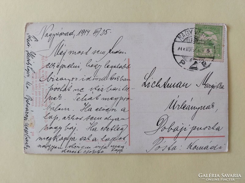 Régi képeslap Jan Styka 1914 művészeti levelezőlap
