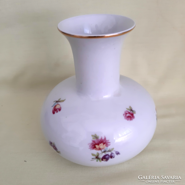 Hollóházi drasche porcelán váza