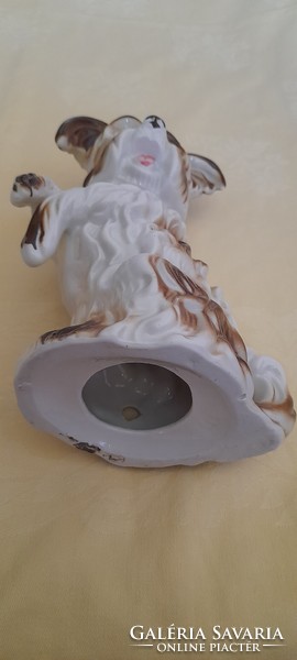 Asztali lámpatest porcelán búra 08. kutya aroma parfüm párologtató lámpa búra 22x15x10cm