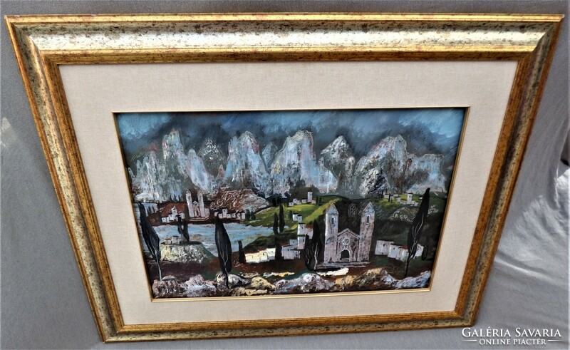 Quality oil painting, miller c. Paul (1894-1981)!!!