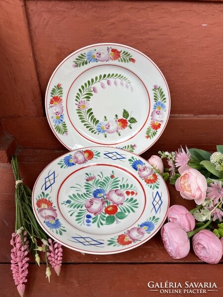 Beautiful Hólloházi floral wall plates wall plate 24 cm porcelain plate