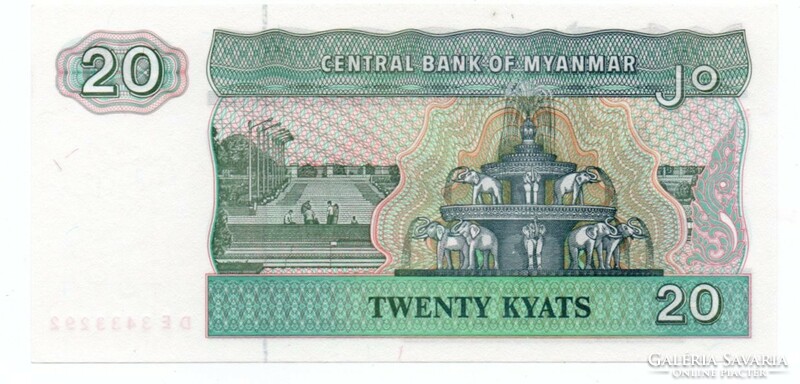 20 Kyat 2 tracking numbers Myanmar