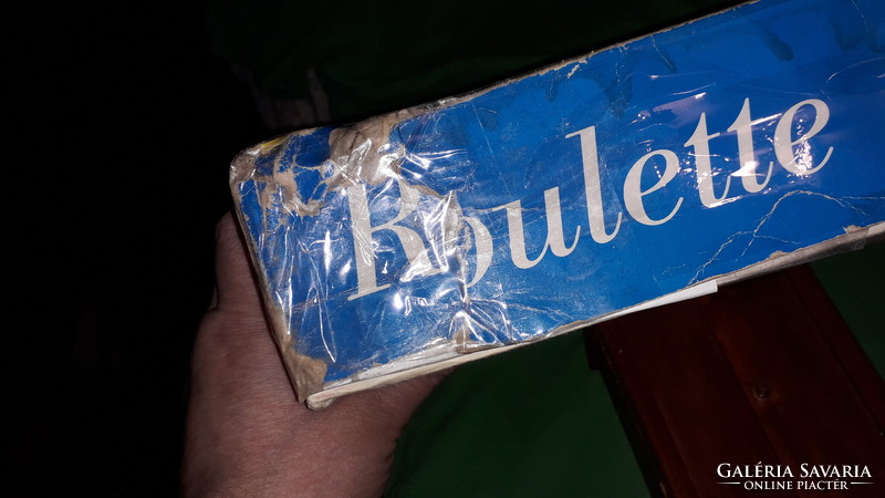 Régi NSZK műanyag Rulett játék dobozával a képek szerint